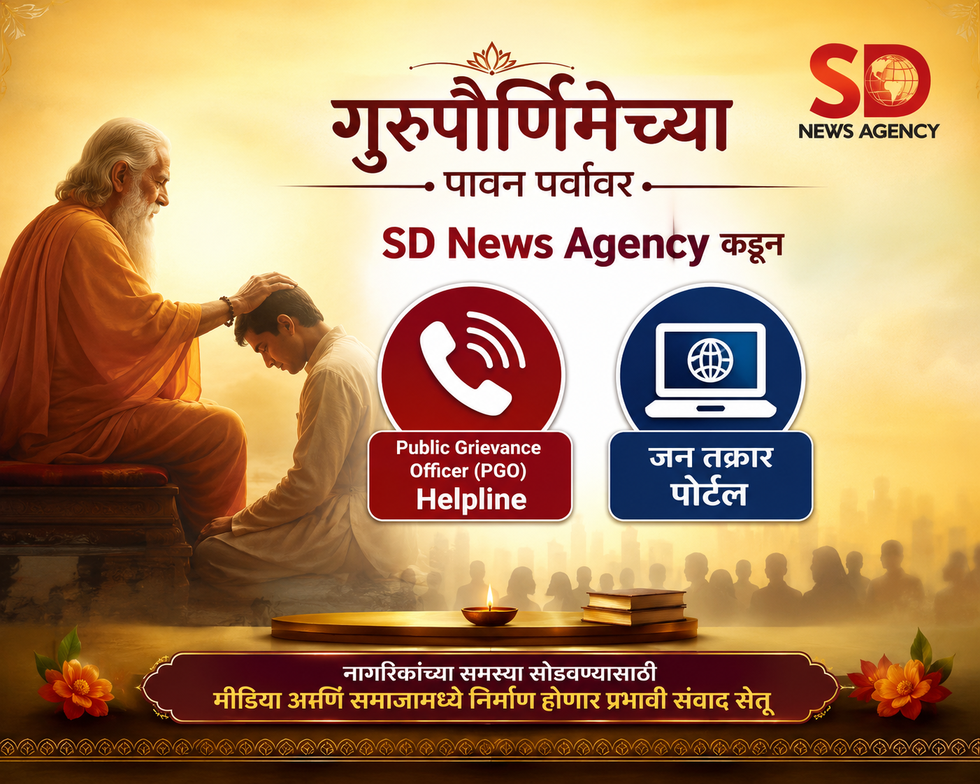 नागरिकांच्या समस्या सोडवण्यासाठी मीडिया आणि समाजामध्ये निर्माण होणार प्रभावी संवाद सेतू